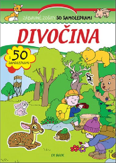 Divoina s 50 samolepkami - 