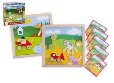 Moje prvn zvtka  - Magnetick puzzle devn 57 dlk - Bonaparte