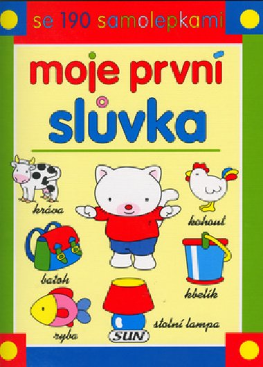 Moje první slůvka se 190 samolepkami - 