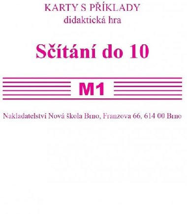 Sada kartiek M1 - neuveden