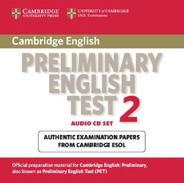 Cambridge Preliminary English Test 2 Audio CD Set (2 CDs) - kolektiv autor