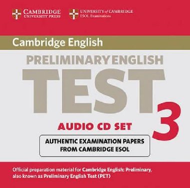 Cambridge Preliminary English Test 3 Audio CD Set (2 CDs) - kolektiv autor