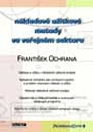 Nkladov uitkov metody ve veejnm sektoru - Ochrana Frantiek