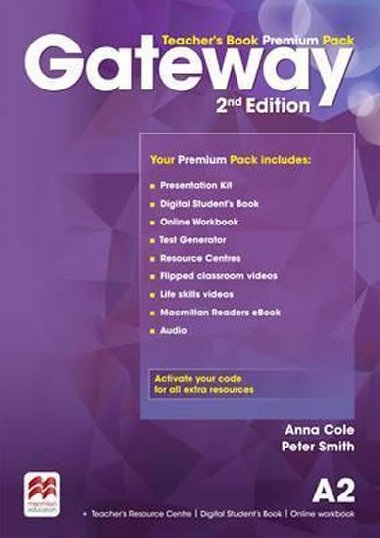Gateway 2nd Edition A2: Teachers Book Premium Pack - Cole Anna