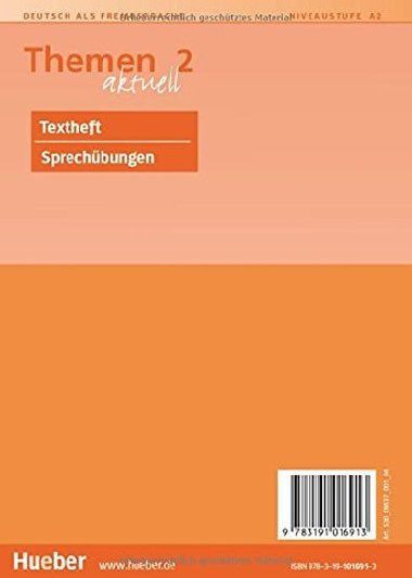 Themen aktuell 2: Textheft Sprechbungen - Wingate Ursula