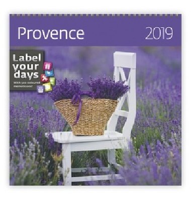 Provence - nástěnný kalendář 2019 - Helma