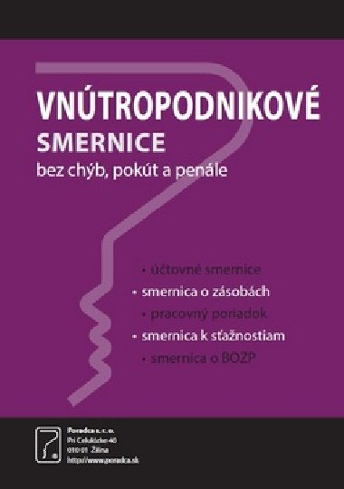 Vnútropodnikové smernice bez chýb, pokút a penále - 