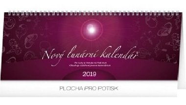 Kalendář stolní 2019  - Nový lunární kalendář, 33 x 12,5 cm - Presco