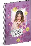 Blok Violetta Flowers, 14,8 x 21 cm - Presco