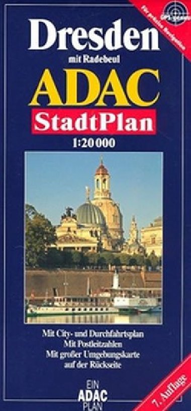 Dresden - Drany - pln msta 1:20 000 ADAC - Adac