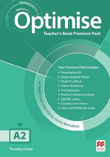 Optimise A2: Teacher´s Book Premium Pack - Foster Timothy R.V.