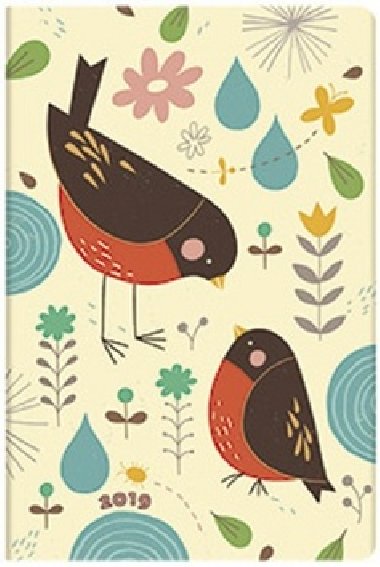 Diář Mother Robin 2019 Mini Denní - Paperblanks