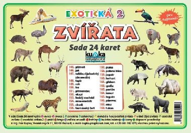 Sada 24 karet - zvata (exotick 2) - Kupka Petr