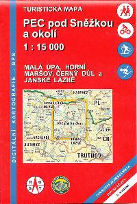 Pec pod Snkou a okol mapa 1:15 000 - Rosy