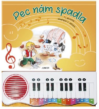 Pec nm spadla - 12 psniek snadnch k zahrn - Junior