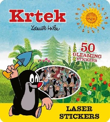 Krtek - Super třpytivé samolepky - Jiri Models