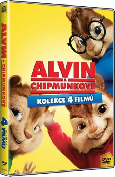 Alvin a Chipmunkové - kolekce 1-4 DVD - neuveden