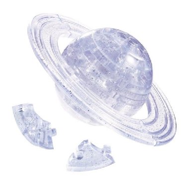 Planeta Saturn: 3D Crystal puzzle 40 dlk - neuveden