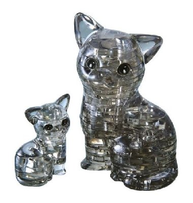 Koka s kotkem: 3D Crystal puzzle 49 dlk - neuveden
