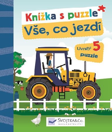 Knka s puzzle - Ve, co jezd - Laura Teller