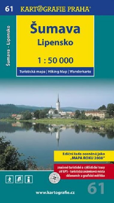 umava lipensko tm kartografie 1:50 000 . 61 - 