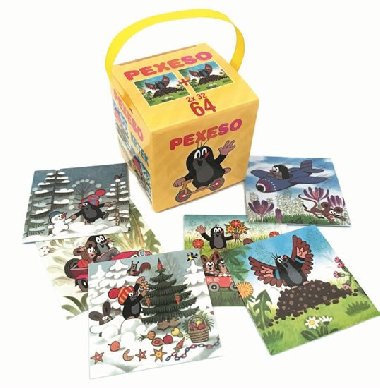 Krtek - pexeso v krabičce s úchypem - Zdeněk Miler