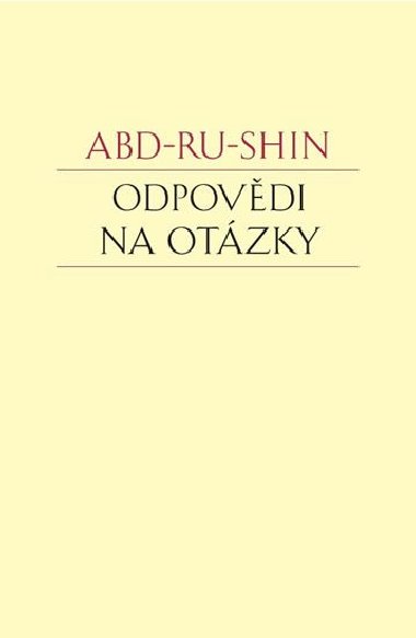 Odpovdi na otzky - Abd-ru-shin