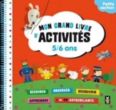 Mon grand livre dactivits: Grande section 5-6 ans - Carey Anne-Sophie