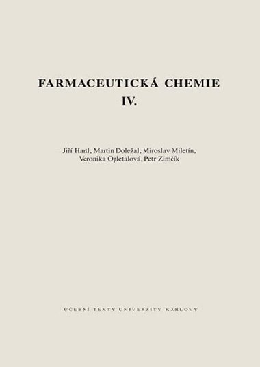 Farmaceutick chemie IV. - Hartl Ji