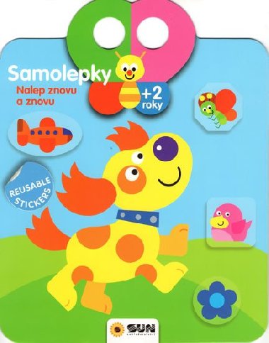 Pejsek - Samolepky nalep znovu - Nakladatelstv SUN