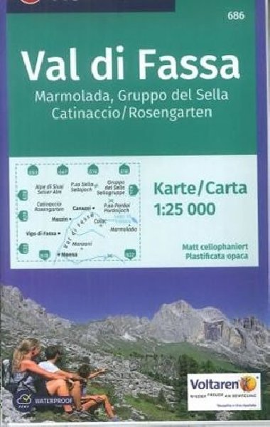 Val di Fassa, Marmolada, Grupo di Senta 686 NKOM  1:25T - neuveden