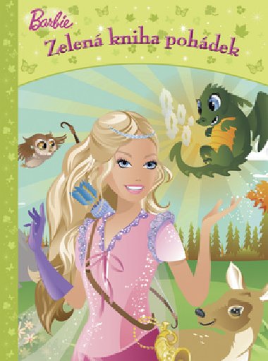 Barbie zelen kniha pohdek - 