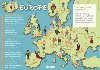 Drive Anglick vukov mapa Evropy - 