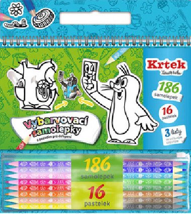 Krtek - Vybarvovací samolepky - neuveden