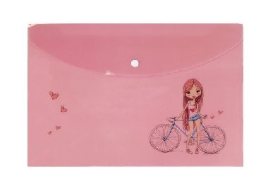 Pouzdro na dokumenty A4: Dvka s kolem - Happy Spirit