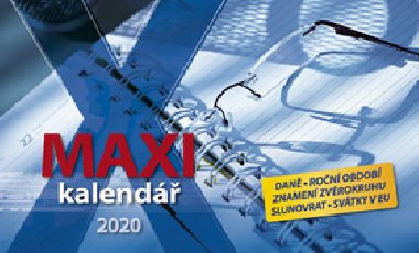 Maxi kalend 2020 - stoln kalend - Spektrum Grafik