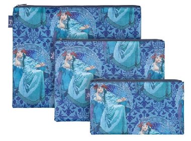 Set 3 tatiek Mucha Hyacinta - Alfons Mucha