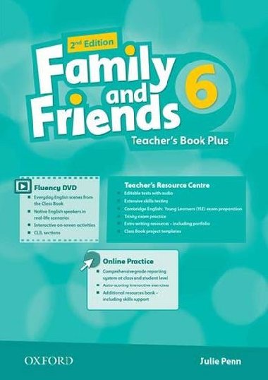 Family and Friends 6 2nd Edition Teachers Book Plus - Penn Julie