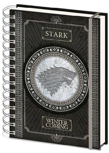 Zpisnk Game of Thrones - Stark A5 - neuveden