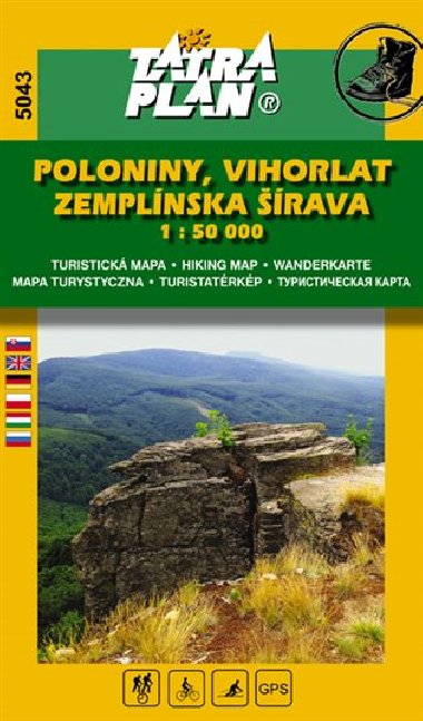 Poloniny, Vihorlat, Zemplnska rava 1:50 000 - 