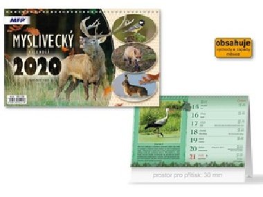 Mysliveck - stoln kalend 2020 - MFP Paper