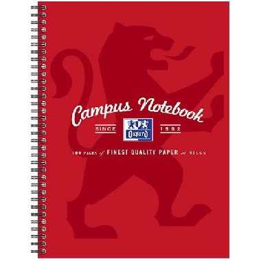 OXFORD Zpisnk Campus A4+ linka 50 list CZ/SK - neuveden