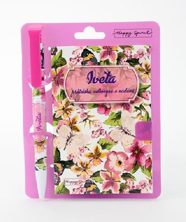 Magnetick bloek s propiskou IVETA - Happy Spirit