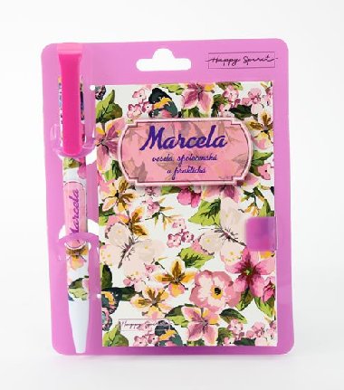 Magnetick bloek s propiskou MARCELA - Happy Spirit