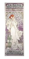 Pohled Alfons Mucha - La Dame aux Camlias pohled - dlouh - neuveden