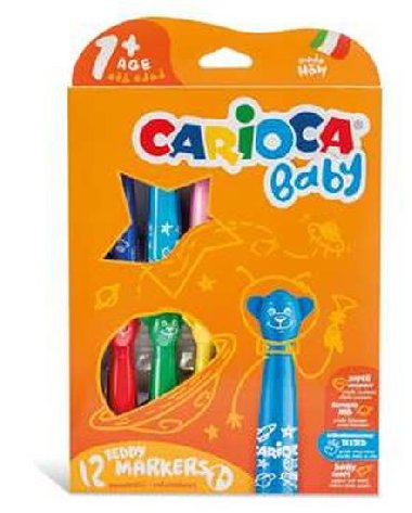CARIOCA dtsk fixy Baby Teddy 12 ks - neuveden