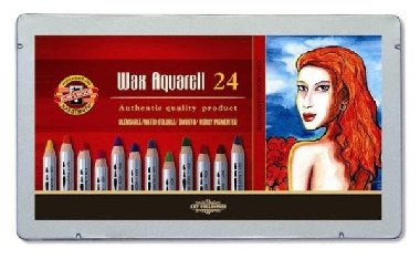 Koh-i-noor souprava akvarelovch tuek wax  24 ks - neuveden