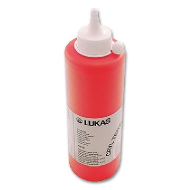 LUKAS akrylov barva TERZIA - Cadmium red light 500 ml - neuveden