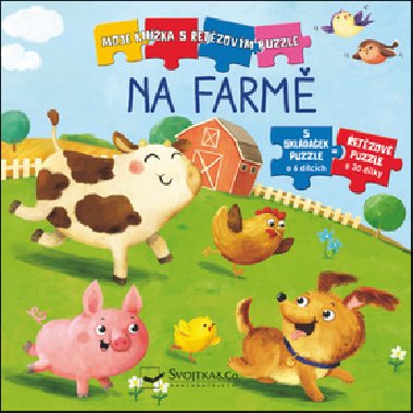 Na farm - Moje knka s etzovm puzzle - Monika Suska; Carola von Kesselov