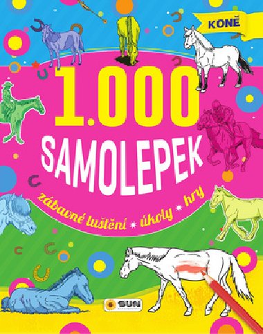 Kon - Zbavn lutn, koly, hry + 1000 samolepek - neuveden